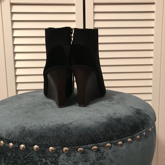 Black open back booties - Picture 3 of 4